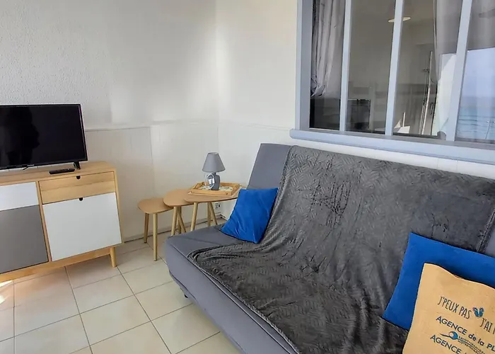 Lumineux Avec Alcove, Balcon Face Mer, Parking Prive - Fr-1-323-429 아파트 생장드몽